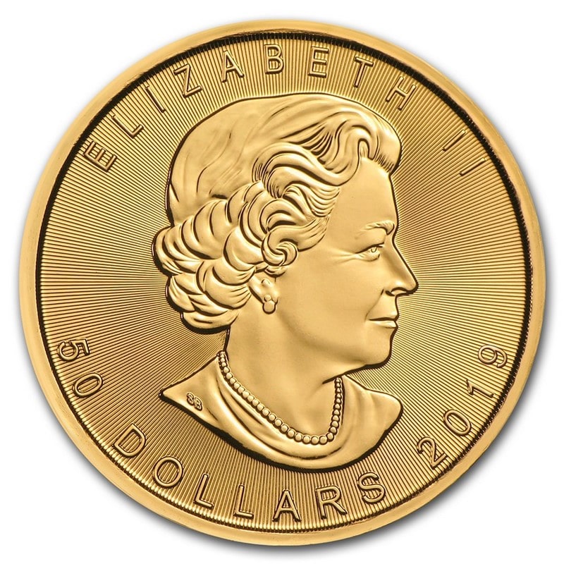 Moneda De Oro MAPLE LEAF Canadiense 1 OZ GoldenAge moneda-de-oro-maple-leaf-canadiense-1-oz-goldenage
