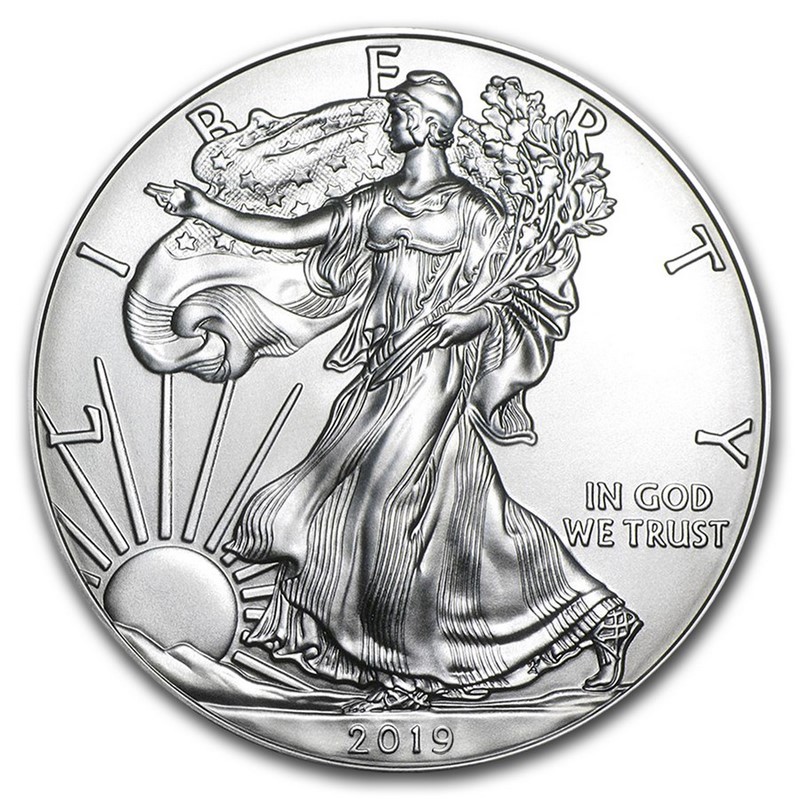 Moneda de Plata AMERICAN EAGLE Estadounidense 1 OZ